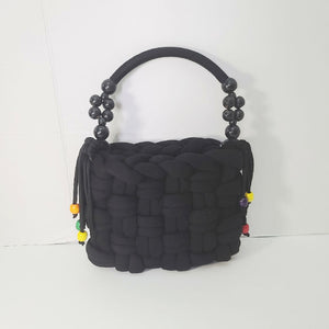 Crocheted weave bag