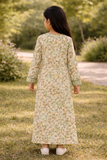 Stitched Green Princess Bloom Jalabeya