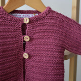 Plum cotton jumper (AB181-1) 2