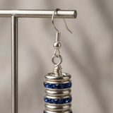 Midnight Halo Drop Earrings