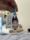 Customized Name & Photo Keychain – Elegant Backpack Accessory