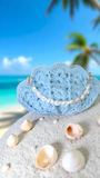 Crocheted seashell bag