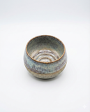Handcrafted Stoneware Tea Bowl – Blue Rustic Glaze | Pia Ceramic