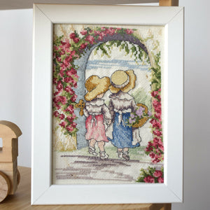 Framed cross-stitch - Garden (AB185) 2