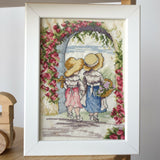 Framed cross-stitch - Garden (AB185) 2