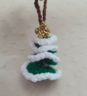 Christmas crochet spinner tree