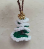 Christmas crochet spinner tree