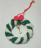 Christmas crochet twisted wreath