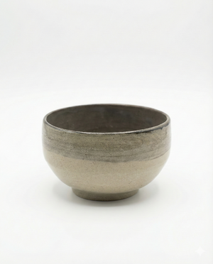 Handcrafted Minimal Stoneware Bowl – Natural Grey Matte Glaze | Pia Ceramic
