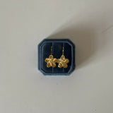 Blossom Gold-Plated Flower Earrings