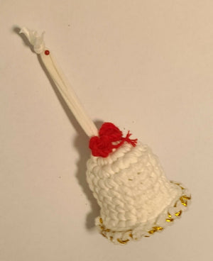 Christmas crochet bell