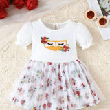 Traditional Baby Girl Floral Dress