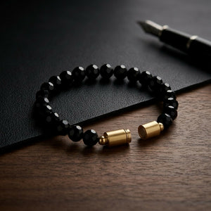 Noir Beam Beaded Bracelet