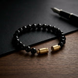 Noir Beam Beaded Bracelet