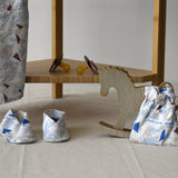 Triangle fabric dungarees (AB161-1) 4