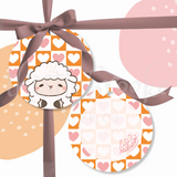 Groovy Eid Gift Tags - Hearts