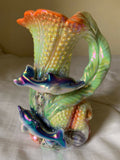 vintage iridescent dolphin