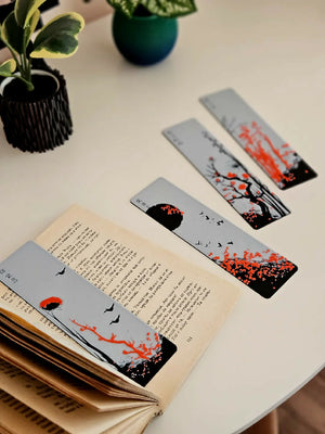 Red Blossom Bookmark