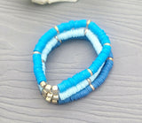Polymer beads bracelet
