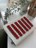 Crochet tulip Quran cover