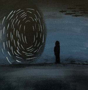 "Stopping for a moment" Original painting