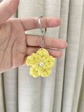 Yellow Flower Keychain