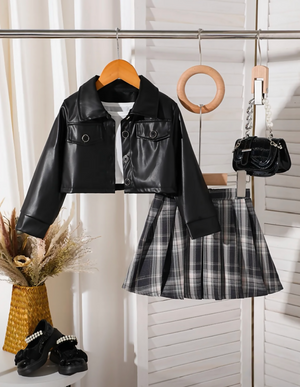 Mini Rebel Skirt Set