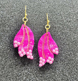 Blush Bloom Statement Earrings