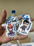 Customized Name & Photo Keychain – Elegant Backpack Accessory