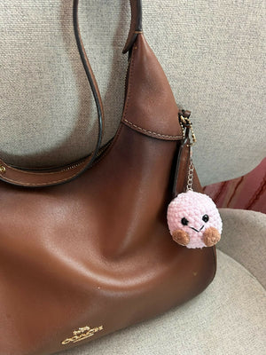 Marshmallow Plush Keychain