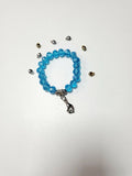 Blue bracelet beaded handmade bracelet