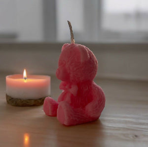 Premium Teddy Bear Candle