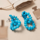 Fresh Glow Azure Loop Earrings