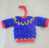 Christmas crochet mini sweater