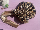 Satin Bonnet with tie