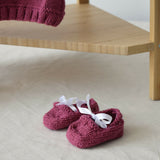 Knitted cotton plum dress (AB188-1) 3