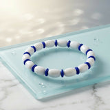 Azure Drift Bead Bracelet