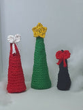 Christmas tree crochet decor