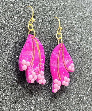 Blush Bloom Statement Earrings