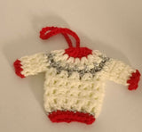 Christmas crochet mini sweater