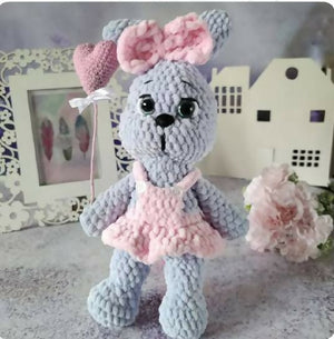 Handmade crochet bunny