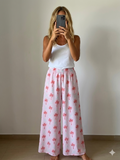 Wide leg trousers