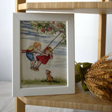 Framed cross-stitch - Swing (AB184) 2