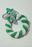 Christmas crochet twisted wreath