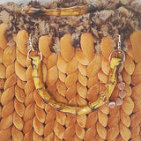 Crochet chunky furry tote bag