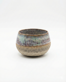 Handcrafted Stoneware Tea Bowl – Blue Rustic Glaze | Pia Ceramic