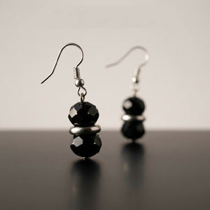 Midnight Orbit Drop Earrings