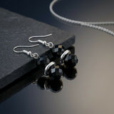 Midnight Orbit Drop Earrings