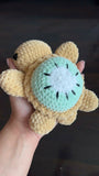 Kiwi the Turtle - Crochet Fruit Turtle Plushie