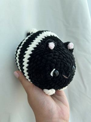 Black & White Cat Plushie
